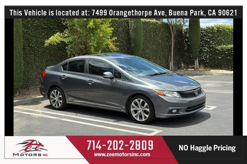Polished Metal Metallic 2012 Honda Civic Si