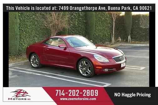Burgundy 2006 Lexus SC 430 Base
