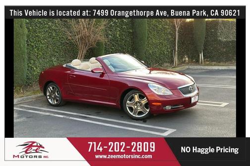 Burgundy 2006 Lexus SC 430 Base