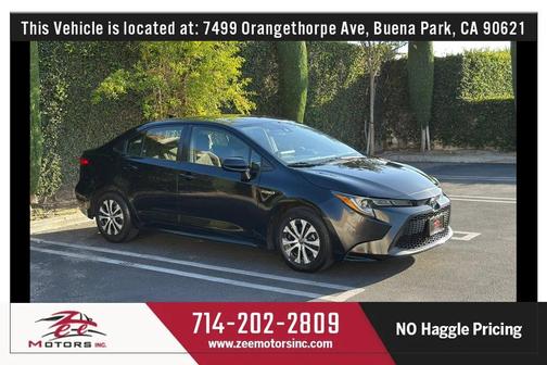 Black Sand Pearl 2021 Toyota Corolla Hybrid SE