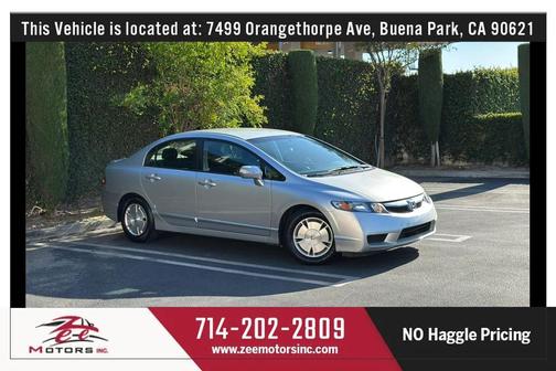 Alabaster Silver Metallic 2010 Honda Civic Hybrid Base