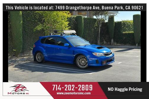 Blue 2014 Subaru Impreza WRX Base