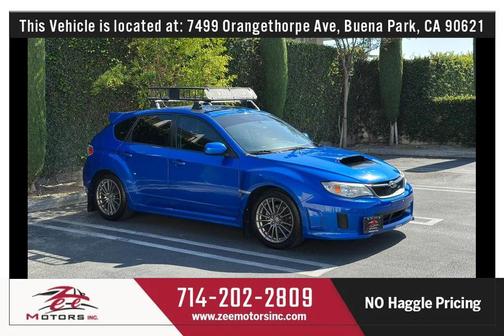 Blue 2014 Subaru Impreza WRX Base