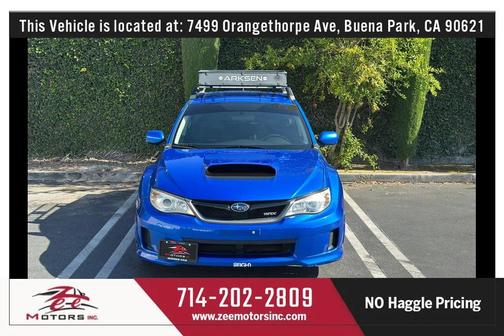 Blue 2014 Subaru Impreza WRX Base