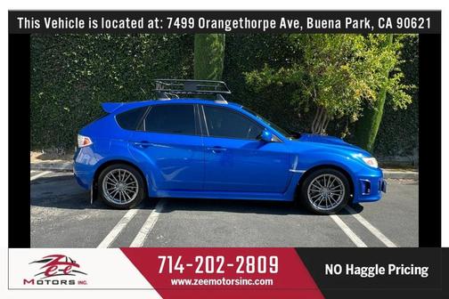 Blue 2014 Subaru Impreza WRX Base