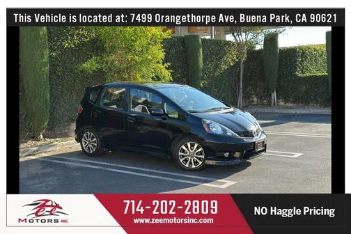Crystal Black Pearl 2013 Honda Fit Sport