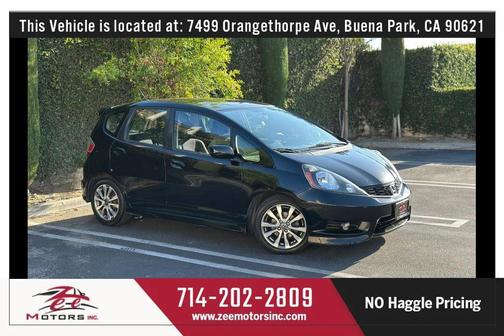 Crystal Black Pearl 2013 Honda Fit Sport