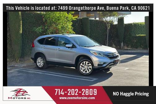 Alabaster Silver Metallic 2015 Honda CR-V EX