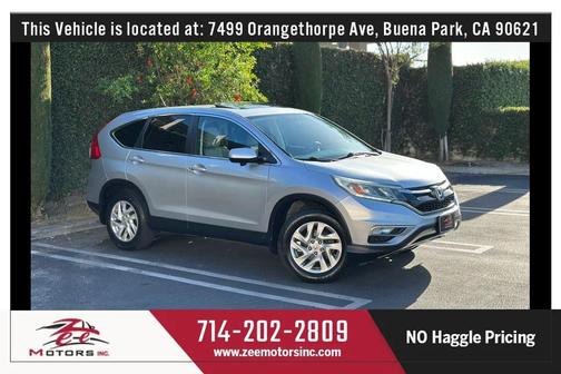 Alabaster Silver Metallic 2015 Honda CR-V EX