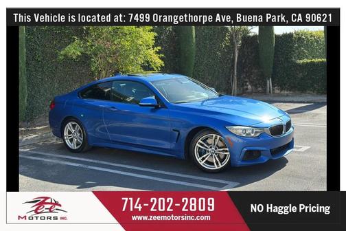 Blue 2014 BMW 428 i