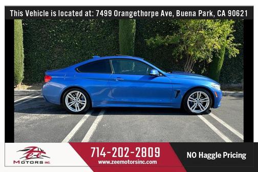 Blue 2014 BMW 428 i