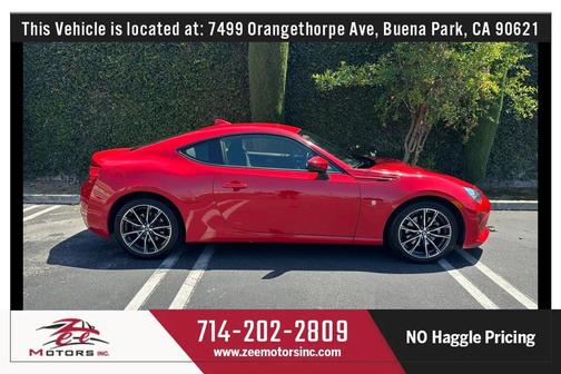 Red 2017 Toyota 86 Base