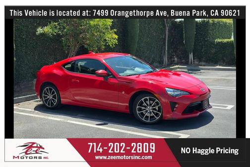 Red 2017 Toyota 86 Base