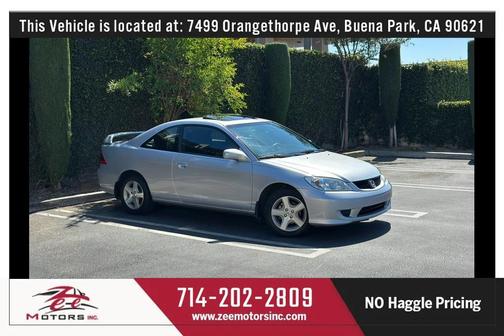 Satin Silver Metallic 2005 Honda Civic EX