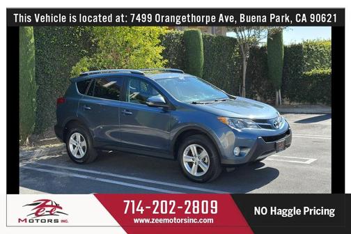 Shoreline Blue Pearl 2014 Toyota RAV4 XLE