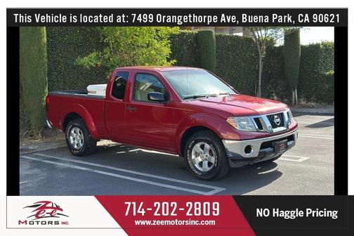 Red 2009 Nissan Frontier SE King Cab