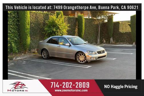 Gray 2004 Lexus IS 300 Base