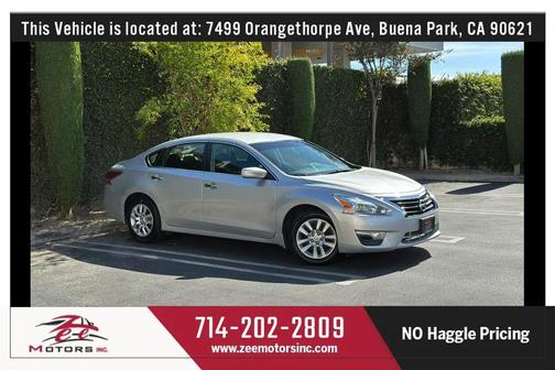 Silver 2015 Nissan Altima 2.5 S