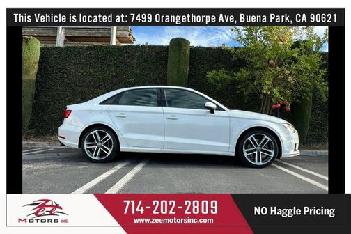 White 2018 Audi A3 Premium