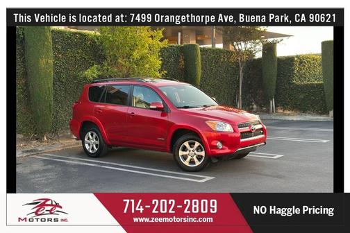 Burgundy 2010 Toyota RAV4 Limited