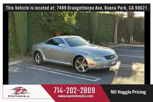 Millennium Silver Metallic 2003 Lexus SC 430 Base
