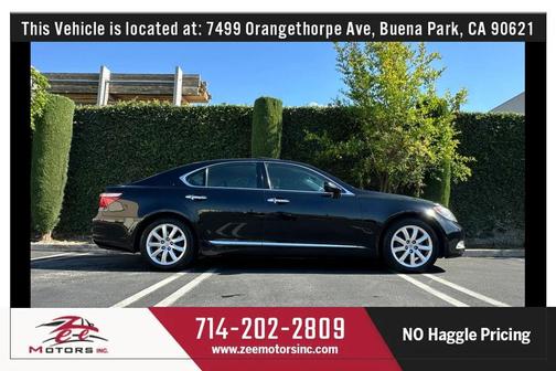 Black 2007 Lexus LS 460 Base