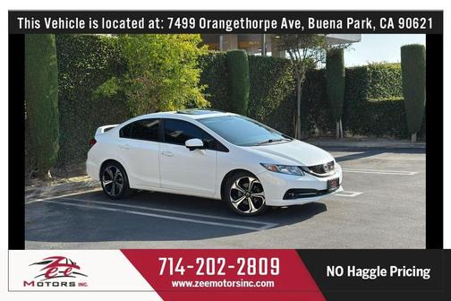 Taffeta White 2015 Honda Civic Si