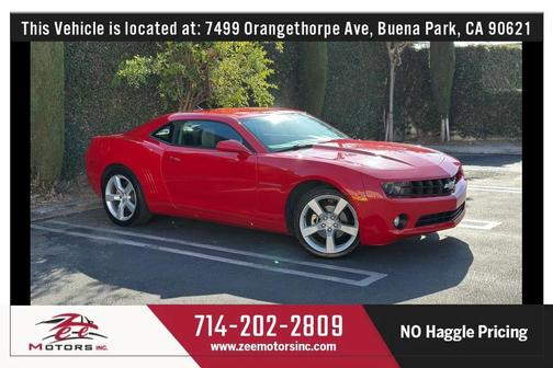 Red 2010 Chevrolet Camaro 2LT