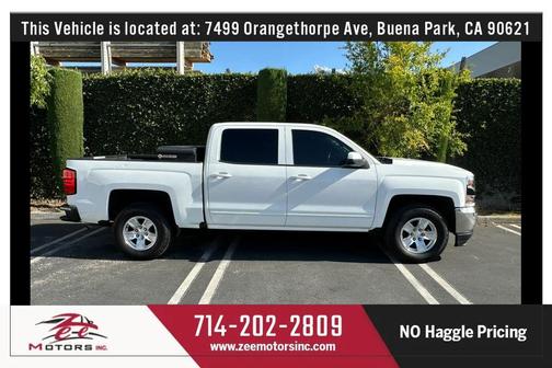 White 2018 Chevrolet Silverado 1500 1LT
