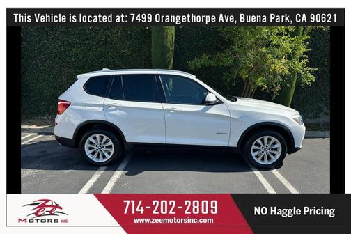 White 2017 BMW X3 xDrive28i