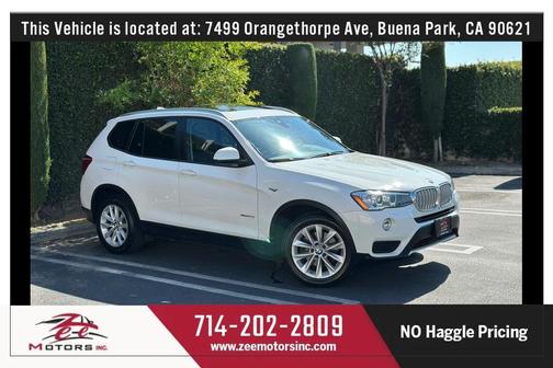 White 2017 BMW X3 xDrive28i