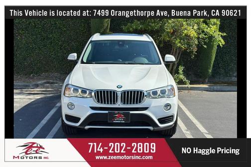 White 2017 BMW X3 xDrive28i