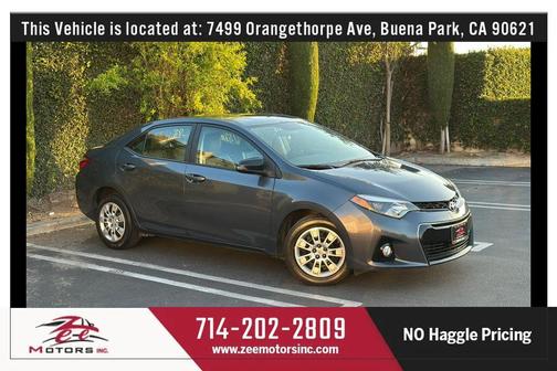 Slate Metallic 2014 Toyota Corolla S