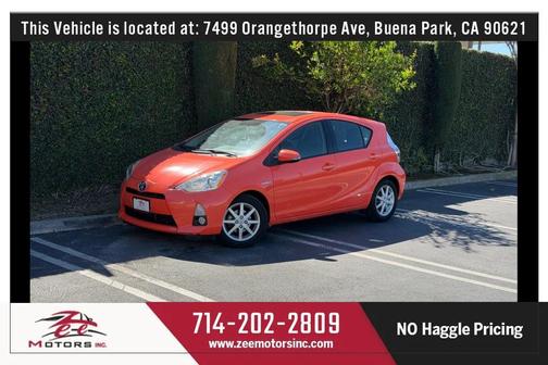 Mandarin Orange Pearl 2013 Toyota Prius c Four