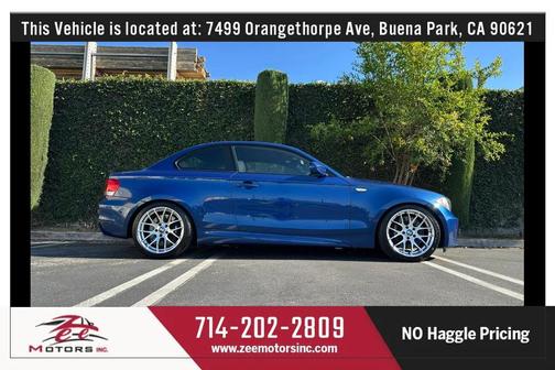 Blue 2011 BMW 128 i