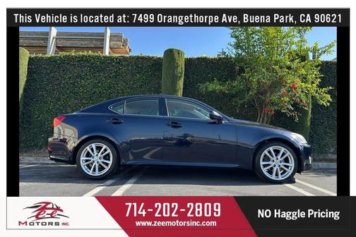 Breakwater Blue Metallic 2007 Lexus IS 250 Base