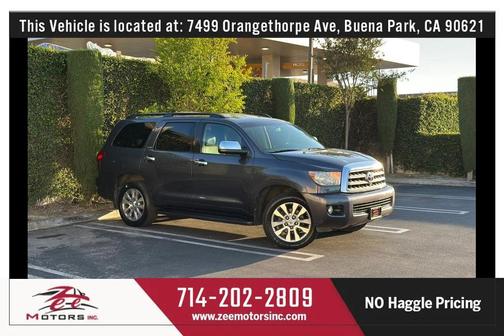 Nautical Blue Metallic 2008 Toyota Sequoia Limited