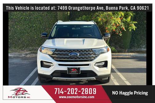 White 2021 Ford Explorer King Ranch