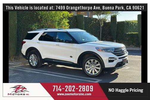 White 2021 Ford Explorer King Ranch