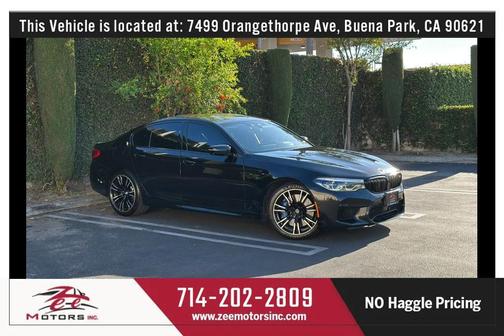 Black 2019 BMW M5 Base