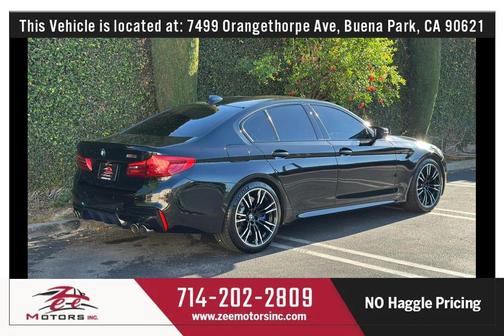 Black 2019 BMW M5 Base