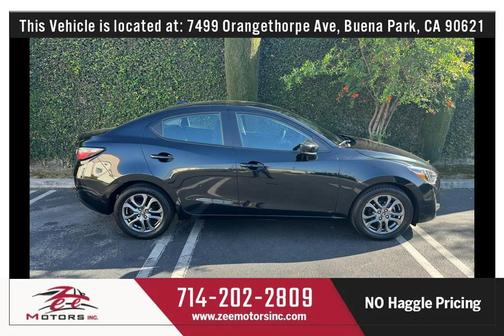 Black 2019 Toyota Yaris Sedan LE