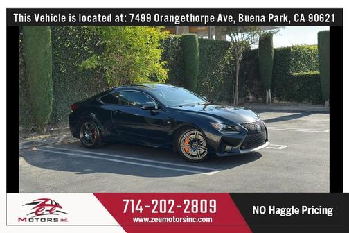 Black 2017 Lexus RC F RC F Coupe 2D
