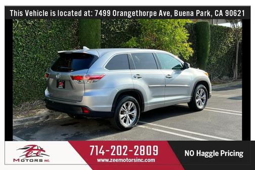 Silver Sky Metallic 2015 Toyota Highlander LE Plus