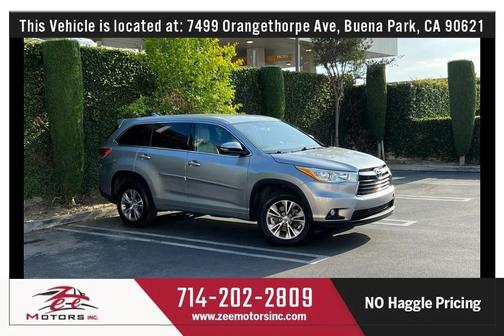 Silver Sky Metallic 2015 Toyota Highlander LE Plus