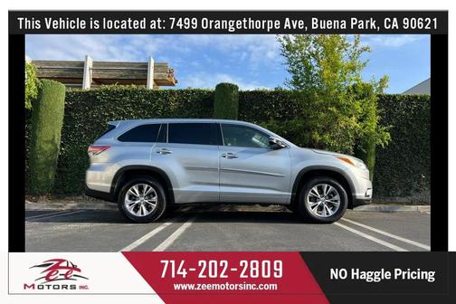 Silver Sky Metallic 2015 Toyota Highlander LE Plus