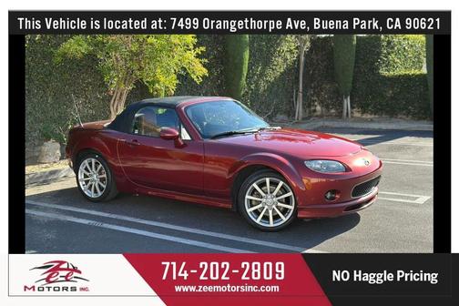 Burgundy 2007 Mazda MX-5 Miata Grand Touring