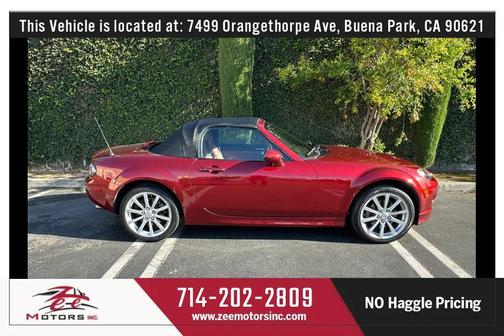 Burgundy 2007 Mazda MX-5 Miata Grand Touring