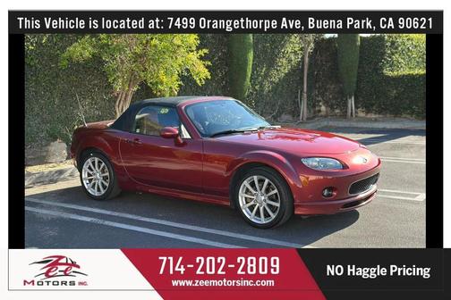 Burgundy 2007 Mazda MX-5 Miata Grand Touring