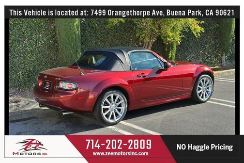 Burgundy 2007 Mazda MX-5 Miata Grand Touring